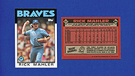 1986 Topps #437 Rick MAHLER