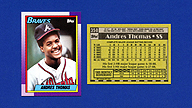 1990 Topps #358 Andres THOMAS