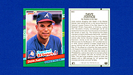 1991 Donruss #683 David JUSTICE Award Winner NL Rookie Of The Year