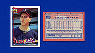 1991 Topps #227 Steve AVERY [UER]