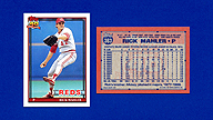 1991 Topps #363 Rick MAHLER [Reds]