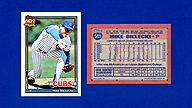 1991 Topps #501 Mike BIELECKI [Cubs]