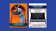 2011 Topps Finest #16 Chipper JONES Orange Refractor [70/99]