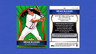 2011 Topps Finest #34 Brian McCANN Green Refractor [176/199]