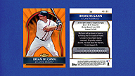 2011 Topps Finest #34 Brian McCANN Orange Refractor [40/99]