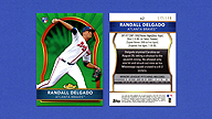 2011 Topps Finest #62 Randall DELGADO [RC] Green Refractor [176/199]