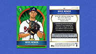 2011 Topps Finest #68 Mike MINOR [RC] Green Refractor [072/199]