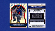 2011 Topps Finest #77 Brandon BEACHY [RC] Refractor [006/549]