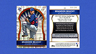 2011 Topps Finest #77 Brandon BEACHY [RC] X-Fractor [050/299]