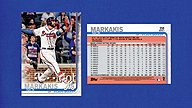 2019 Topps #350 Nick MARKAKIS [Series 1]