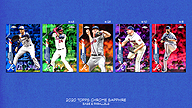 2020 Topps Chrome Sapphire Atlanta Braves Parallels