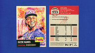 2022 Topps Chrome Platinum Anniversary #223 Ozzie ALBIES Rose Gold Mini-Diamond Refractor [1:163] [48/75]