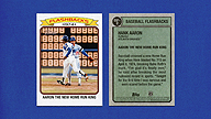 2023 Topps Heritage #BF-2 Hank AARON Baseball Flashbacks