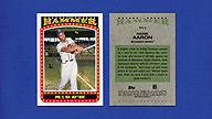 2023 Topps Heritage #TH-1 Hank AARON The Hammer