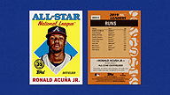 2023 Topps #88AS-4 Ronald ACUNA JR Series Two '88 35th Anniversary All-Stars