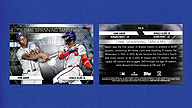 2023 Topps #TS-8 Hank AARON Ronald ACUNA JR Update Series Time-Spanning Tandems