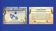 2024 Finest #FT-1 Hank AARON Finest Timeline [1:8 Packs]