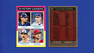 2024 Topps Heritage #310 Chris BASSITT Spencer STRIDER Zach EFLIN Zac GALLEN League Leaders