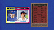 2024 Topps Heritage #312 Spencer STRIDER Kevin GAUSMAN League Leaders