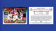 2024 Topps #154 Atlanta Braves Series One Rainbow Foil