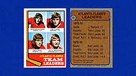 1974 Topps #14 Atlanta FLAMES Team Leaders