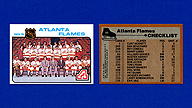 1975 Topps #85 Atlanta FLAMES Team Checklist