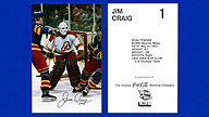 1979-80 Coca-Cola Postcards Atlanta Flames #1 Jim CRAIG