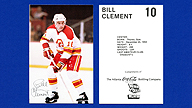 1979-80 Coca-Cola Postcards Atlanta Flames #10 Bill CLEMENT