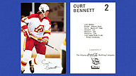 1979-80 Coca-Cola Postcards Atlanta Flames #2 Curt BENNETT