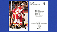 1979-80 Coca-Cola Postcards Atlanta Flames #6 Ken HOUSTON